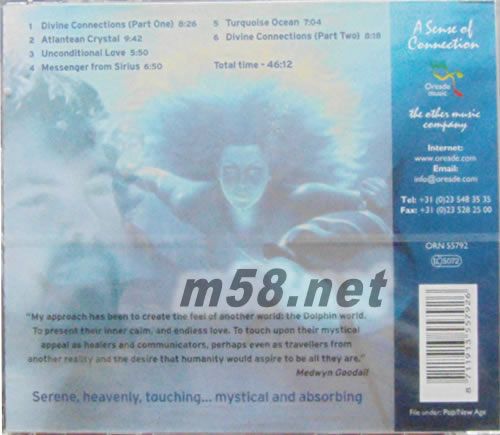 與海豚共舞 Dolphin Quest專輯背面圖片