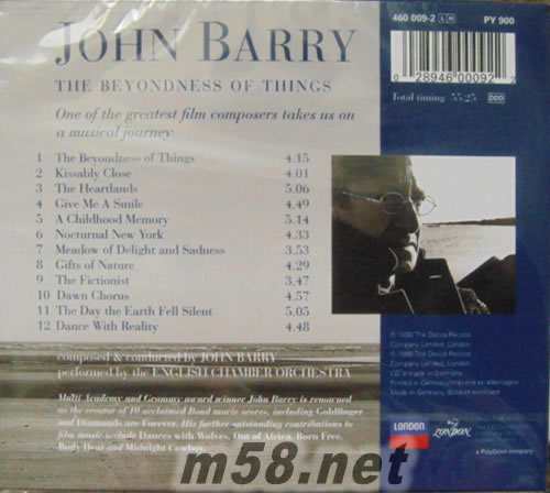 Beyondness of Things遙遠的世外專輯背面圖片