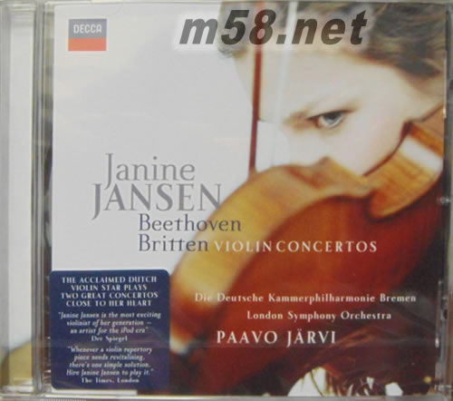 Beethoven, Britten: Violin Concertos專輯正面圖片