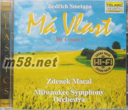 Smetana: Ma Vlast 斯美塔那;我的祖國專輯正面圖片