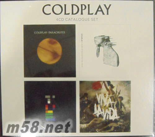 4 CD Catalogue Set: Parachutes/A Rush of Blood to the Head/X&Y/Viva La Vida(套裝)專輯正面圖片