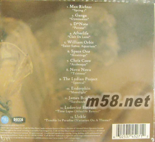 Classical 跳舞音樂名牌 古典篇音樂新風格專輯背面圖片