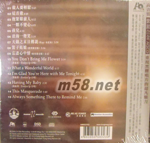 這首歌 (AQCD)專輯背面圖片
