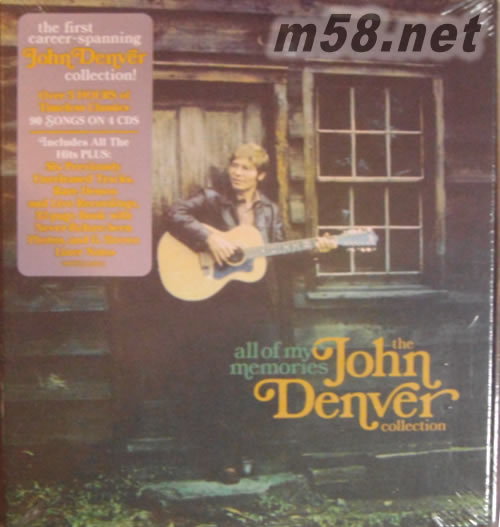 All of My Memories 鄉(xiāng)村民謠的所有記憶(4CD)套裝專輯正面圖片