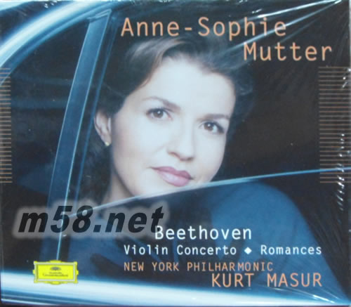 BEETHOVEN VIOLIN CONCERTO ROMANCES 貝多芬:小提琴協(xié)奏曲 穆特專輯正面圖片