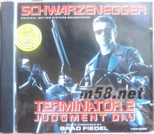 SCHWARZENEGGER TERMINATOR 2 終結者 2 審判日 電影原聲 美版專輯正面圖片