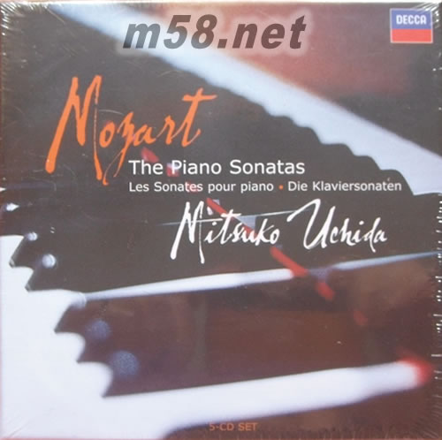 莫札特:鋼琴奏鳴曲全集Mozart:The Piano Sonatas 5CD套裝專輯正面圖片