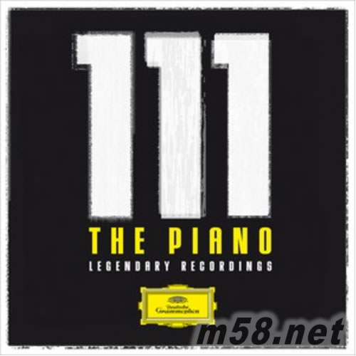 111 The Piano Legendary recordings on DG 鋼琴大師 40CD套裝專輯正面圖片