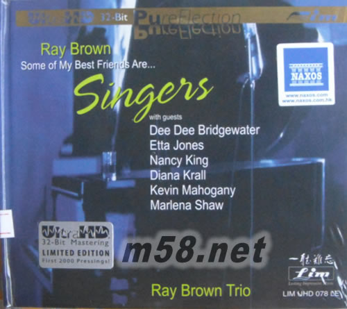 Ray Brown - some of my best friends are ...singers 我的善唱老友們 ULTRAHD 限量版專輯正面圖片