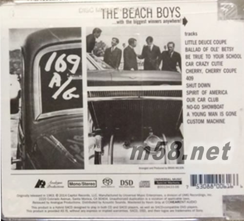 Little Deuce Coupe SACD專輯背面圖片