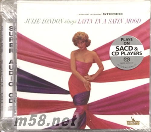 茱莉演唱拉丁歌 Latin In A Satin Mood SACD專輯正面圖片