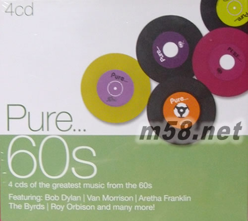 Pure...60s純60金曲 (4CD套裝歐版)專輯正面圖片