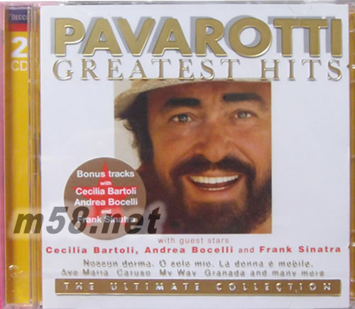 帕瓦羅第精品集 GREATEST HITS 2CD專輯正面圖片