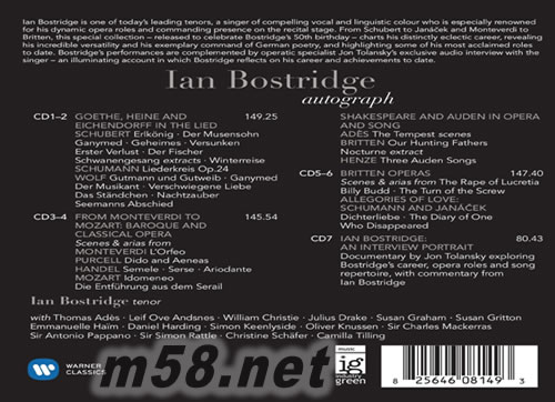 AN BOSTRIDGE – AUTOGRAPH專輯背面圖片