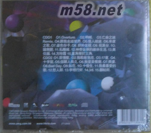 好多謝安琪“吶喊演唱會 簡約再生版專輯背面圖片