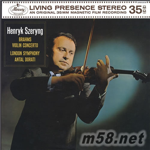 Brahms: Violin Concerto in D 勃拉姆斯 小提琴協奏曲 LP黑膠唱片專輯正面圖片