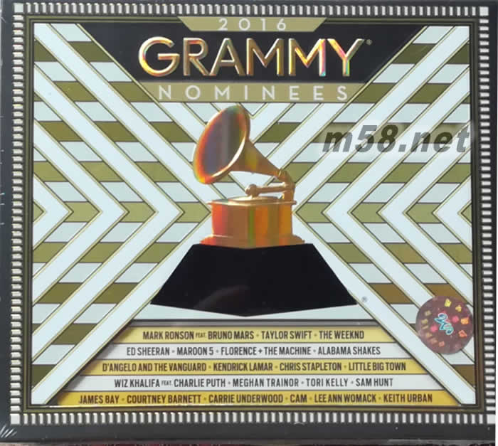 2016 GRAMMY NOMINEES 2016葛萊美的喝采專輯正面圖片