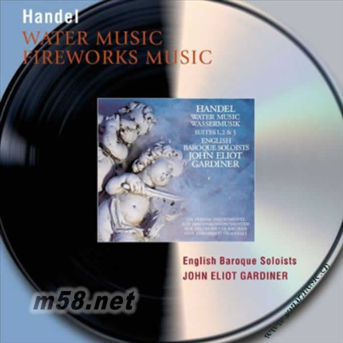 賈丁納 - 亨德爾 水上音樂 皇家煙火 HANDEL WATER MUSIC FIREWORKS MUSIC專輯正面圖片