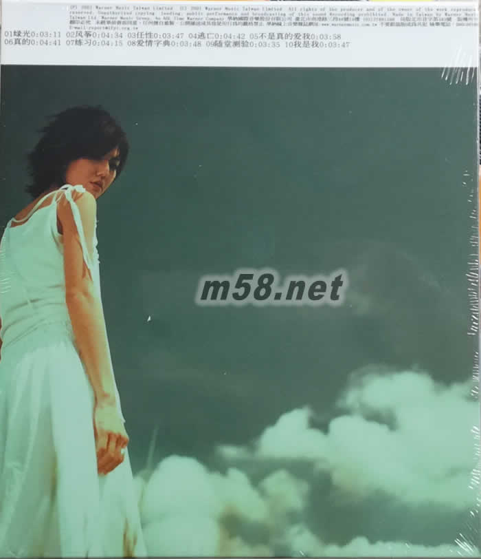 風箏(臺灣版)專輯背面圖片