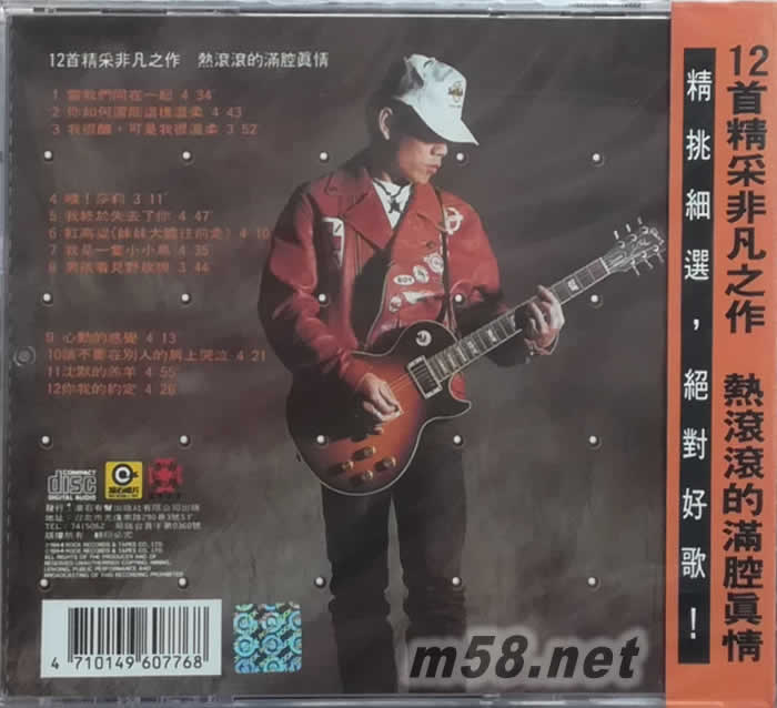 精挑細(xì)選精選集專輯背面圖片