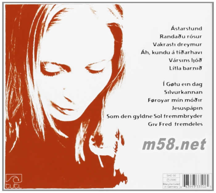 Eivor Palsdottir 同名專輯專輯背面圖片