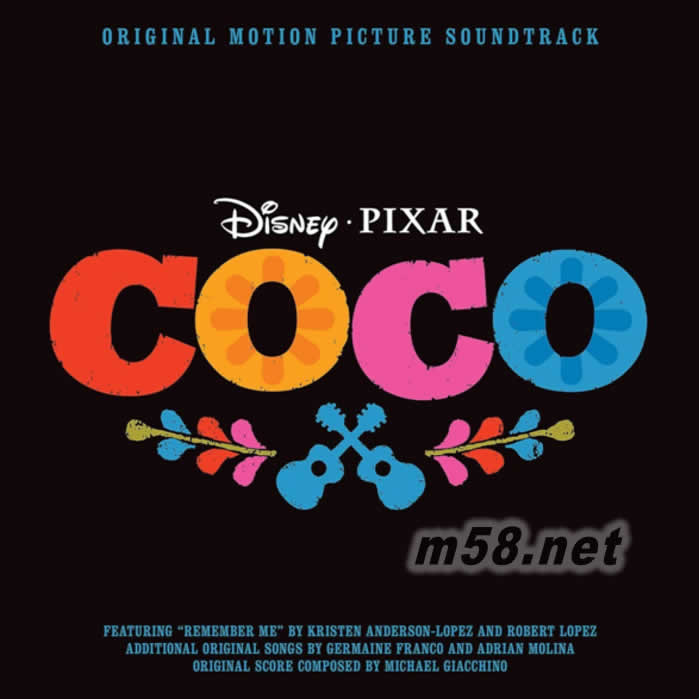 OST-COCO 尋夢環(huán)游記電影原聲專輯正面圖片
