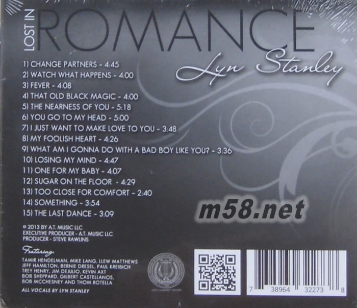 Lost In Romance 迷失的浪漫 SACD專輯背面圖片