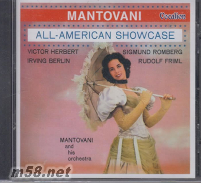 美國音樂 All American Showcase CD專輯正面圖片