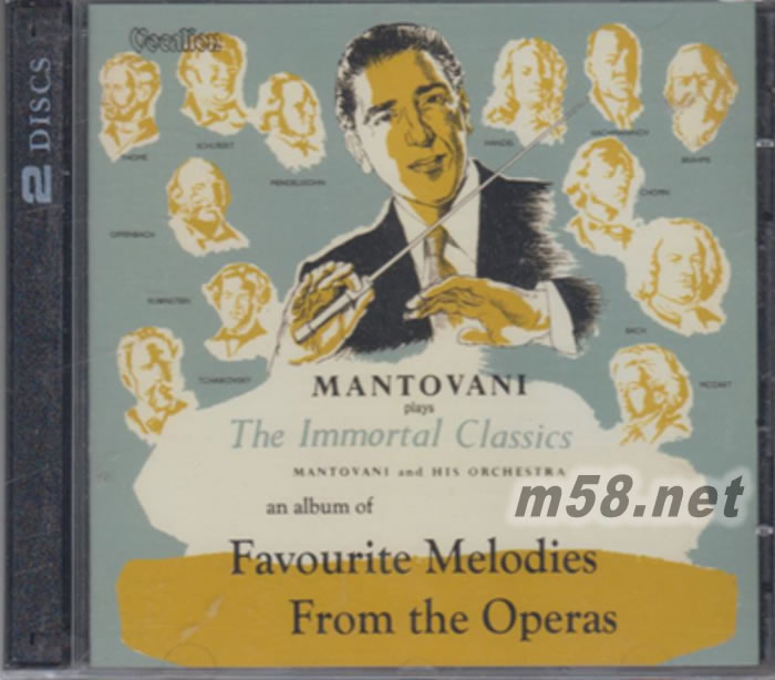 不朽的旋律 雙CDFavourite Melodies; Immortal Classics專輯正面圖片