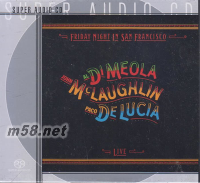 三藩市星期五之夜 Friday Night in San Francisco SACD(僅限SACD機(jī)播放)專輯正面圖片