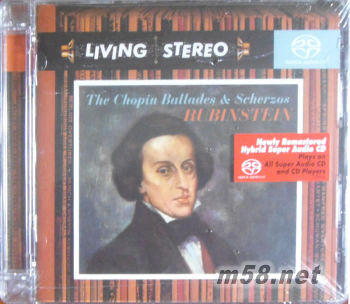 蕭邦:敘事曲&詼諧曲Chopin: Ballades Nos. 1-4 SACD特惠專輯正面圖片