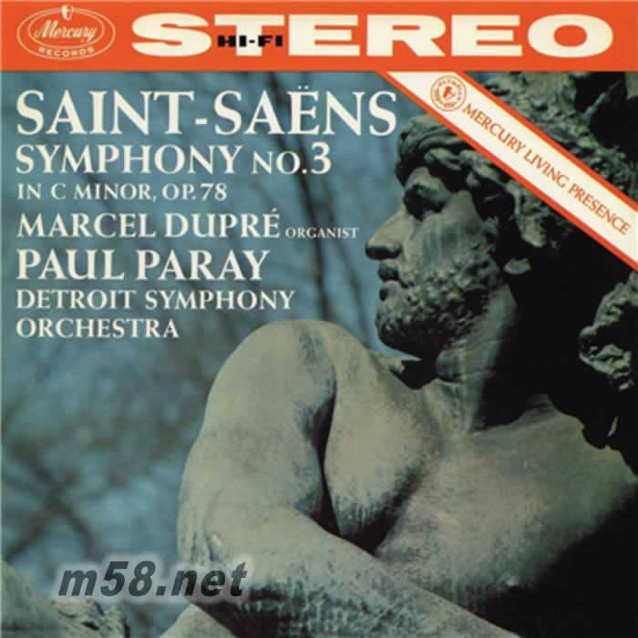 SAINT SAENS 圣桑 第3交響曲 黑膠專(zhuān)輯正面圖片