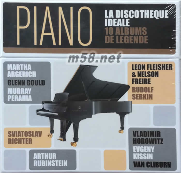十全十美 完美鋼琴選集The Perfect Piano Collection - La discothèque idéale piano en 10 CD (10CD套裝)專輯正面圖片
