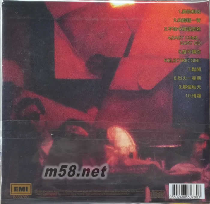 WHEN THE WINE IS OVER (1990)環球復黑王專輯背面圖片