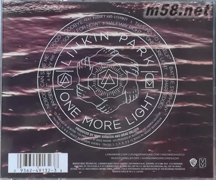 One More Light專輯背面圖片