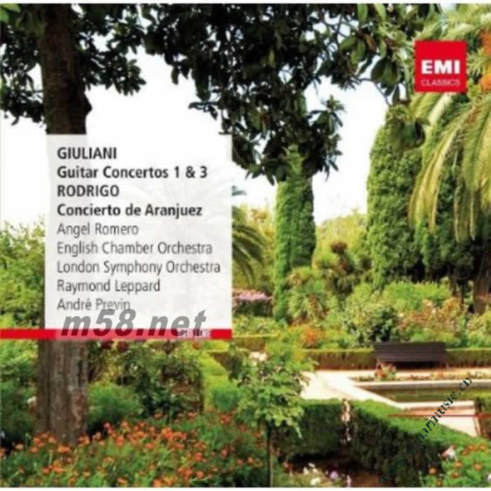 羅德里戈 阿蘭胡茲協奏曲 朱里尼 吉他協奏曲Rodrigo: Concierto du Aranjuez / Giuliani: Guitar Concertros Nos. 1 & 3專輯正面圖片