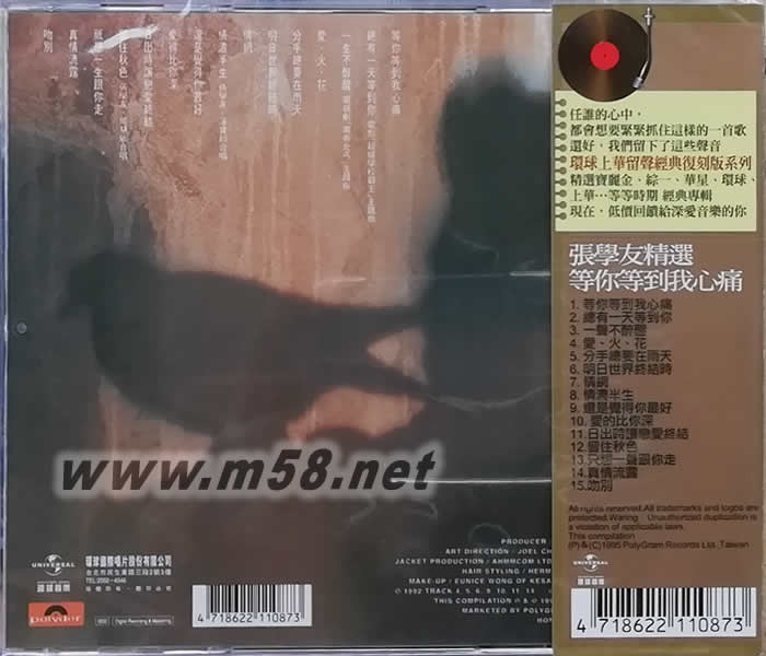 等你等到我心痛(留聲經典復刻系列)專輯背面圖片