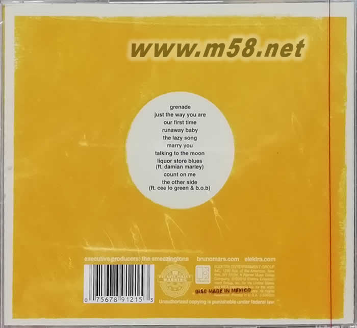 DOO-WOPS & HOOLIGANS 美版專輯背面圖片