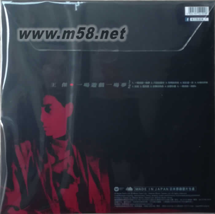 一場游戲一場夢 黑膠 日本限量版專輯背面圖片