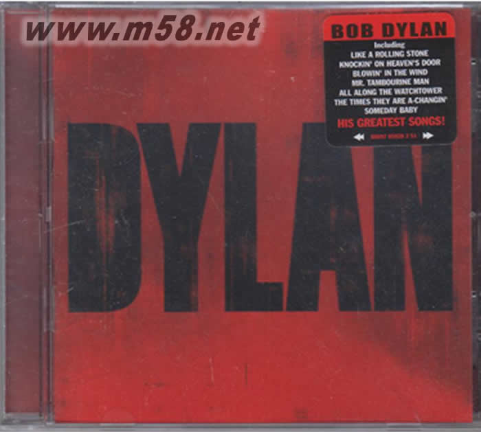 DYLAN 紅色封面 美版專輯正面圖片