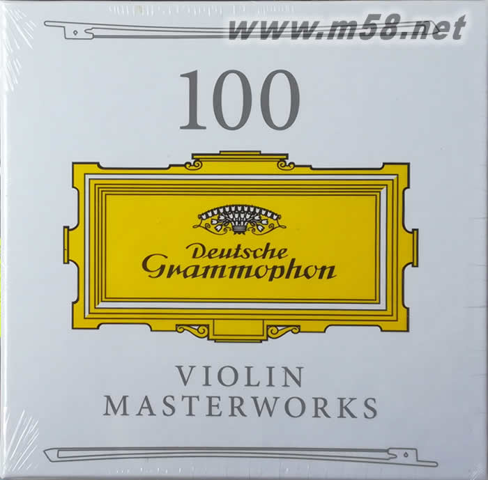 100 Violin Master Works 小提琴名曲演奏100首 5CD小套裝專輯正面圖片