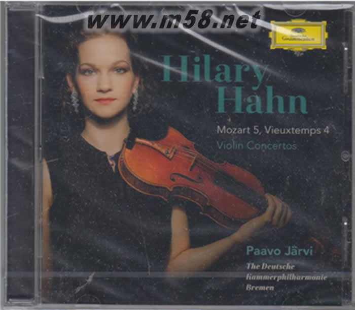 莫扎特 第5小提琴協(xié)奏曲,維厄當(dāng):第4小提琴協(xié)奏曲 Mozart: Violin Concerto No. 5/Vieuxtemps: Violin Concerto No. 4專輯正面圖片