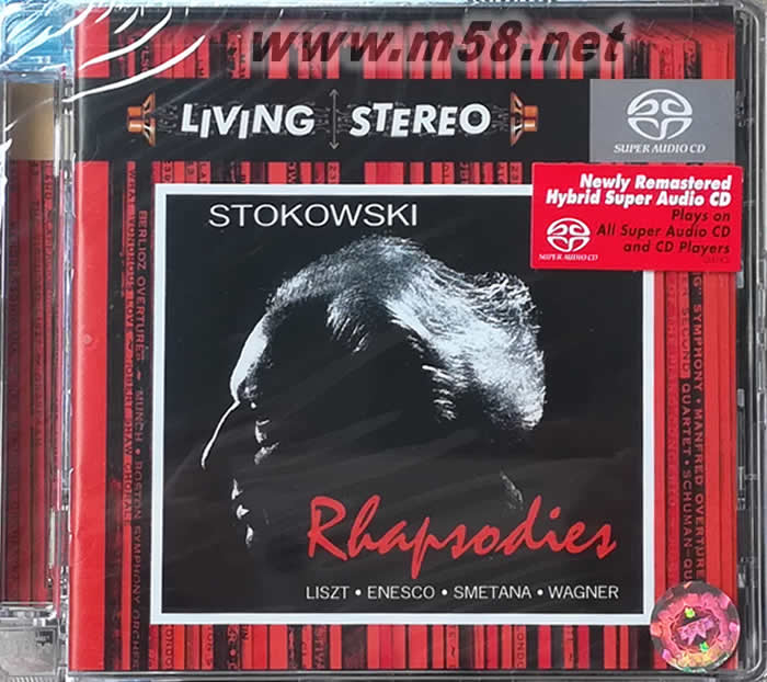 RHAPSODIES STOKOWSKI 匈牙利狂想曲史托考夫斯基 白頭佬 SACD特惠專輯正面圖片