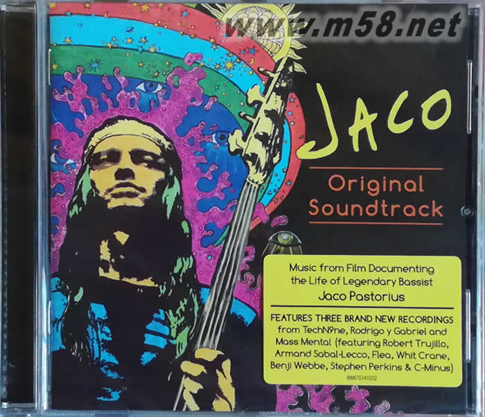 貝斯大神 JACO Original Soundtrack專輯正面圖片