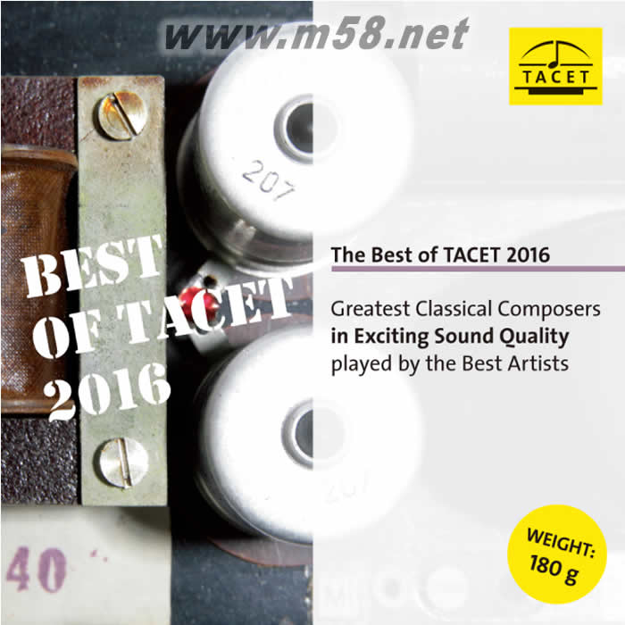 膽咪精選2016 TACET 2016 180g 33RPM LP 發燒美樂 真空管 黑膠專輯正面圖片