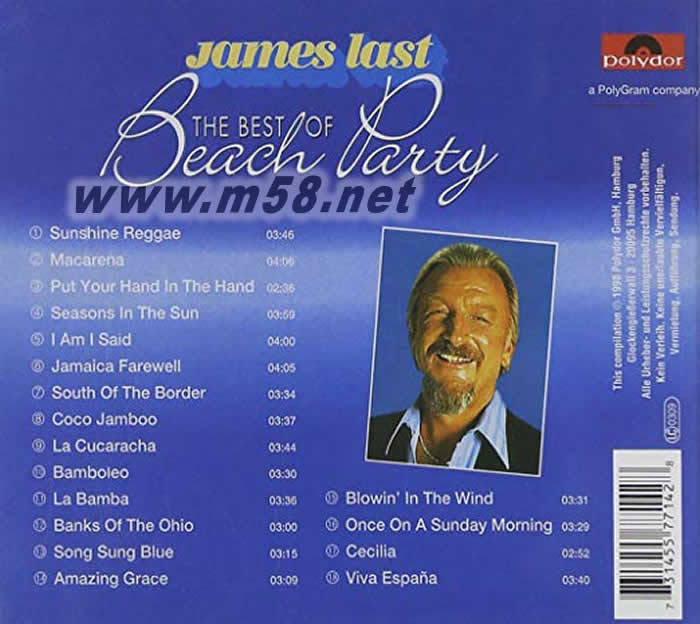 Best of Beach Party專輯背面圖片