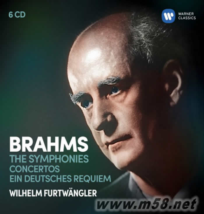 Brahms : The Symphonies, Ein deutsches Requiem, Concertos世紀典藏超值盒 - 布拉姆斯:交響曲全集、協奏曲、德意志安魂曲 6CD套裝專輯正面圖片