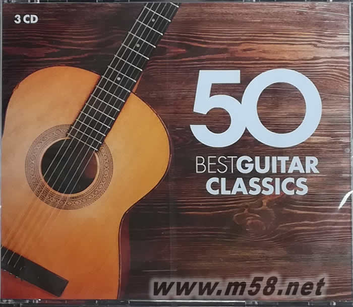 50 Best GUITAR Classics 古典吉它名曲五十 (3CD紅色封面)專輯正面圖片