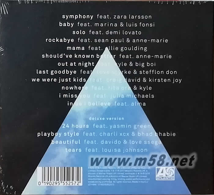 愛的進化論(歐洲進口豪華版) What is Love? (Deluxe)專輯背面圖片