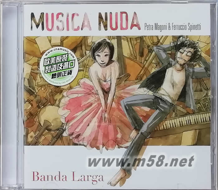 MUSICA NUDA BANDA LARGA 不裝飾的聲音專輯正面圖片
